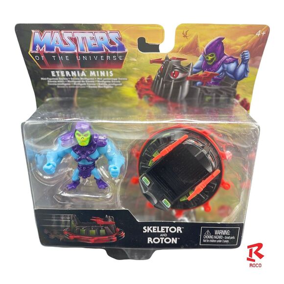 Masters of the Universe Eternia Minis Skeletor Roton  He-Man Ground Ripper New - Picture 3 of 12